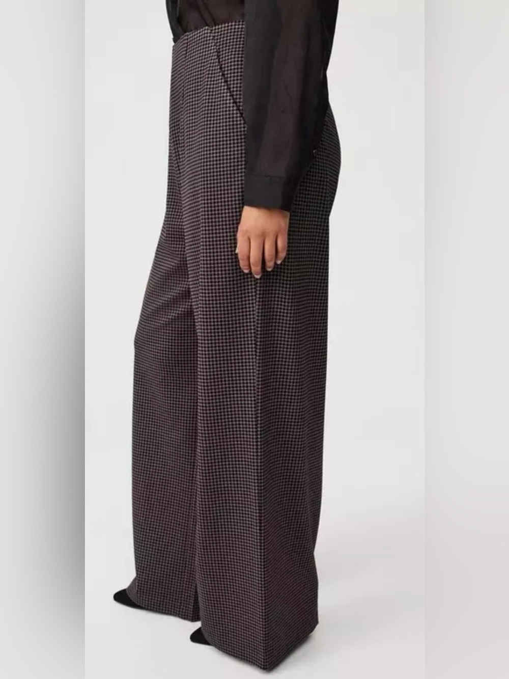 Pull-On Wide-Leg Lightweight Ponte Pant. 2X - Picture 3 of 11